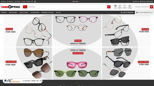 carioptics.com screenshot