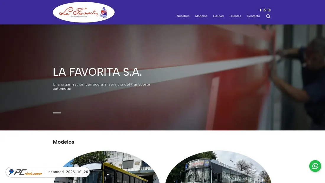 Screenshot di carroceriafavorita.com.ar