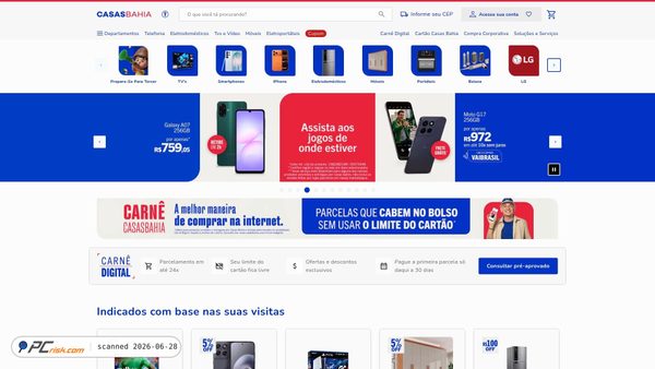 casasbahia.com.br screenshot