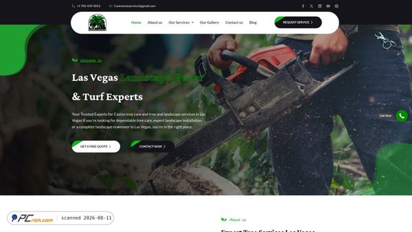casinotreeandlandscape.com screenshot