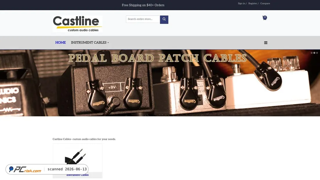 Screenshot di castlineusa.com