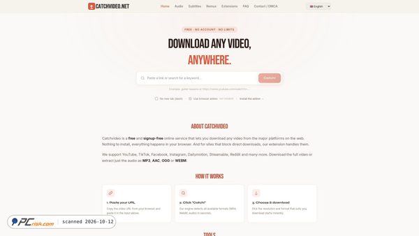Screenshot di catchvideo.net