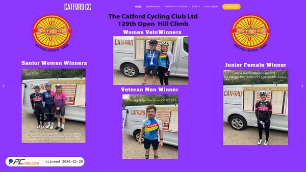 catfordcc.co.uk screenshot