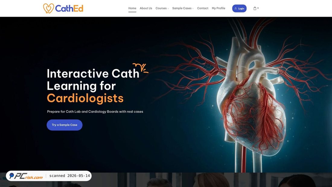 Screenshot di cathed.org