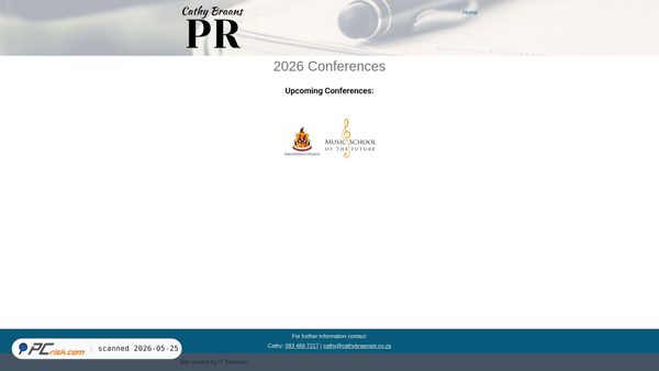 cathybraanspr.co.za screenshot