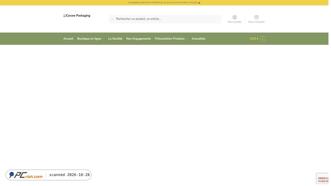 Screenshot von cavare.shop