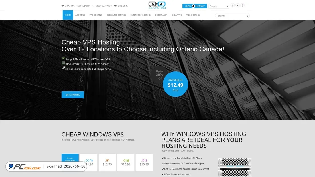 Screenshot of cavpshost.com