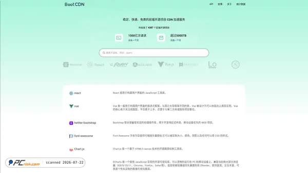 cdn.bootcss.com screenshot