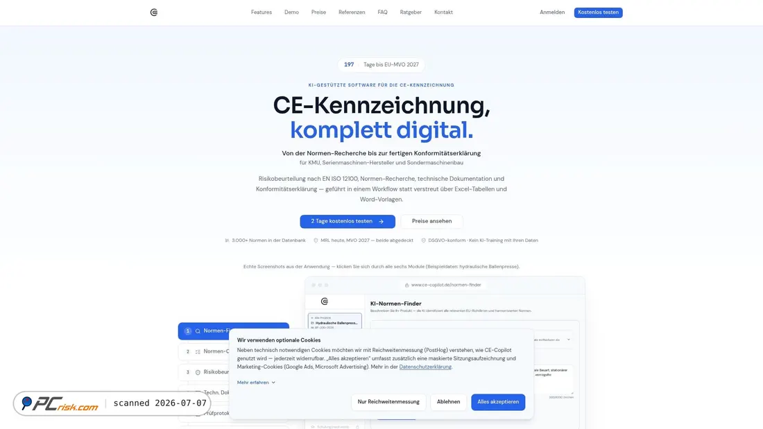 Screenshot of ce-copilot.de