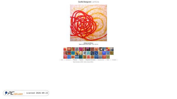 Captura de ecrã de ceciliaibarguren.com.ar