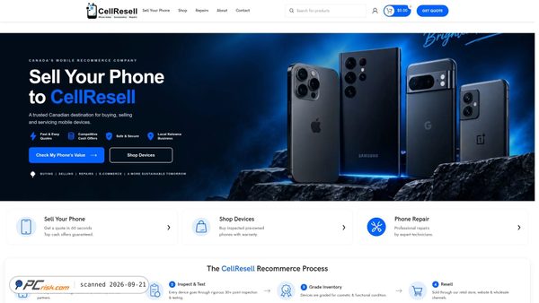 cellresell.ca Screenshot