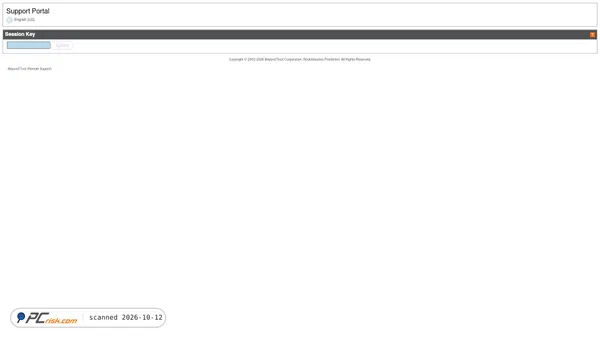 Screenshot van cencora-rs.beyondtrustcloud.com