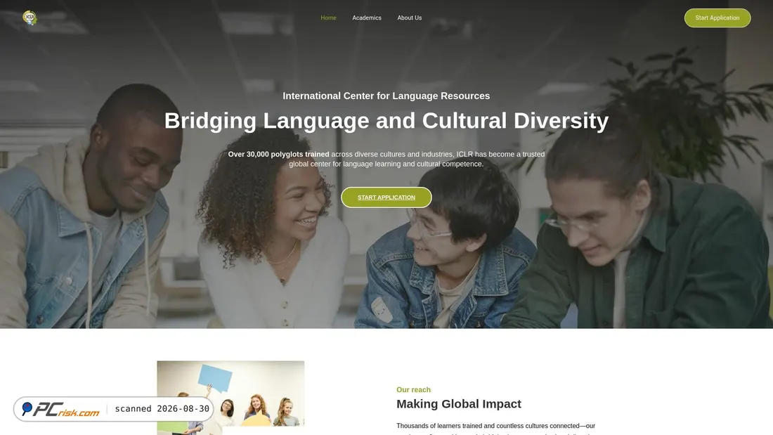 Screenshot of centerforlanguageresources.com