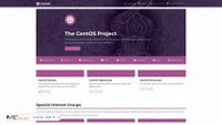 centos.org screenshot