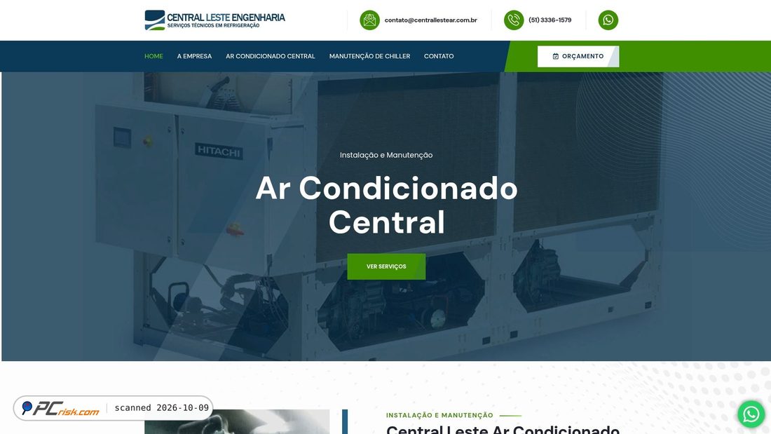 Captura de ecrã de centrallestear.com.br