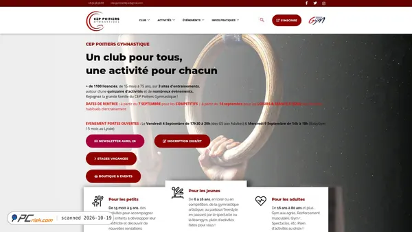 Captura de cep-gymnastique.com