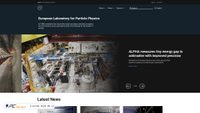 cern.ch screenshot