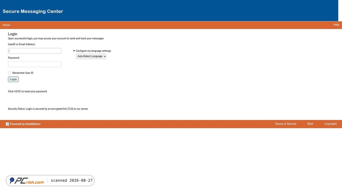 Screenshot di certifiedmail.yourbenefitexpert.com