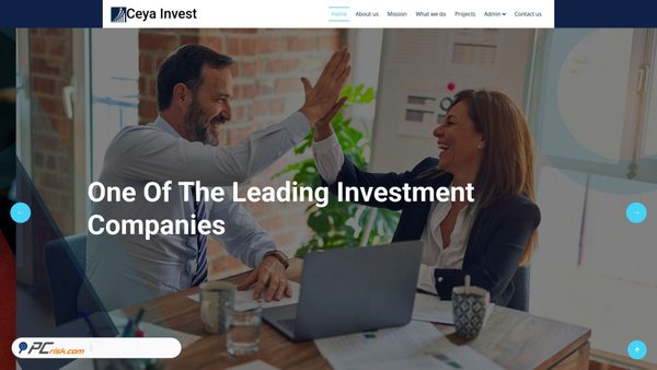 Screenshot di ceyainvest.com