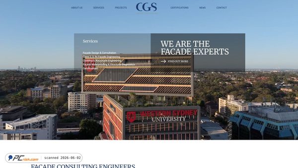 cgsfacade.com.au screenshot