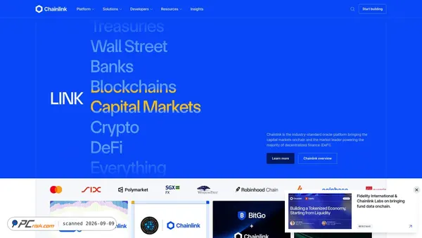 chain.link Screenshot