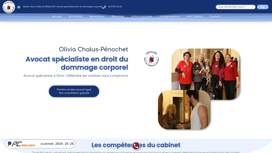 Screenshot von chalus-avocat.fr