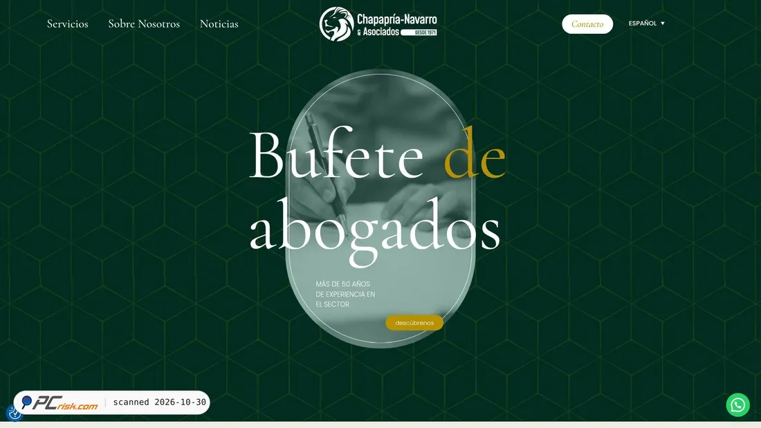 Captura de pantalla de chapaprianavarroyasociados.com