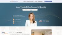charlestondentistry.com screenshot