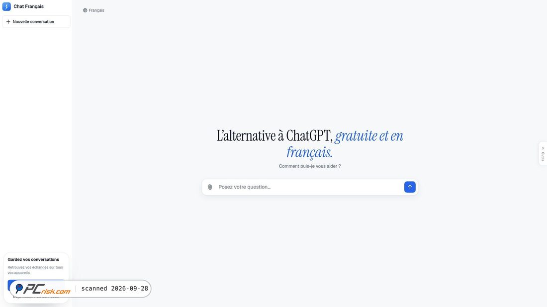 Captura de ecrã de chatfrancais.fr