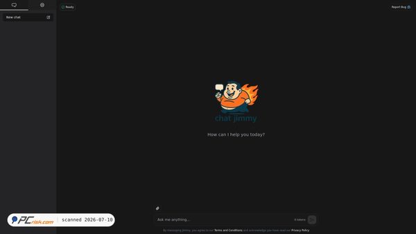 chatjimmy.ai screenshot