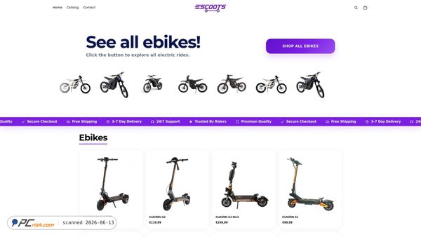 cheapscoots.com screenshot