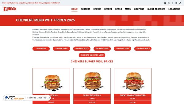check-menuprices.com screenshot