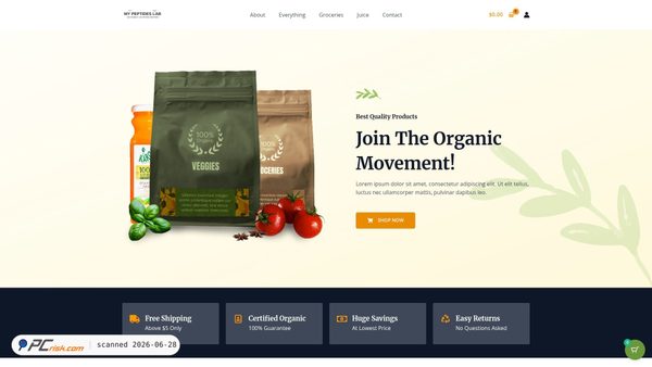 checkout-mypeptideslab.com screenshot