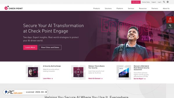 checkpoint.com screenshot