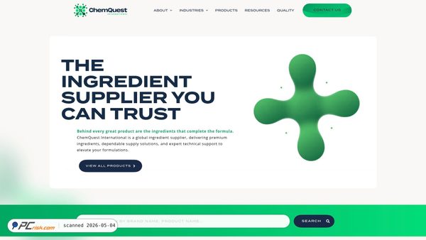 chemquestint.com screenshot