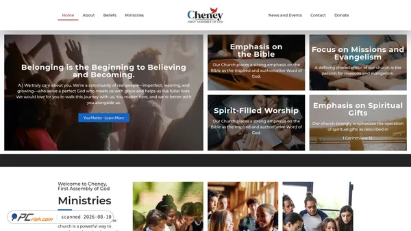 cheneyfirstag.com screenshot