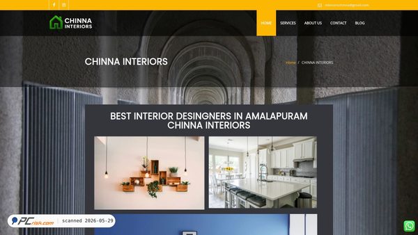 chinnainteriors.in screenshot