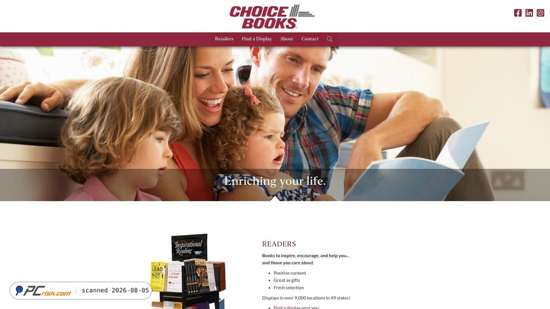 Screenshot von choicebooks.com