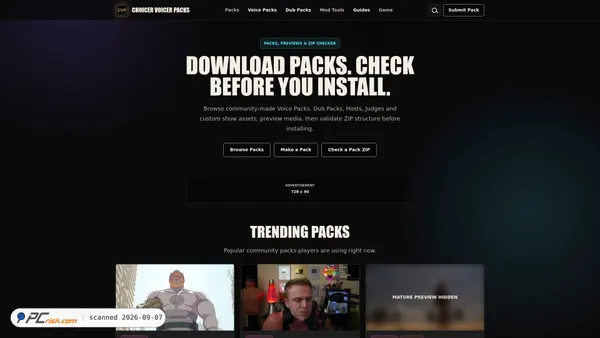 Screenshot di choicervoicer.com