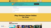 Screenshot di choicervoicer.games