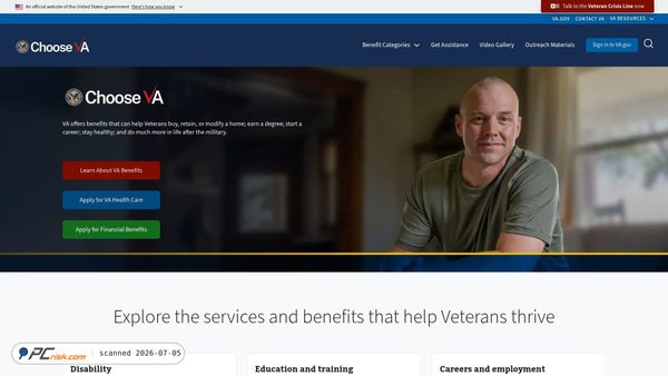 choose.va.gov screenshot