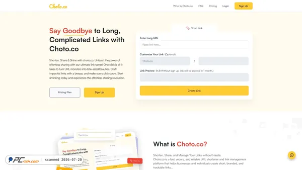 choto.co screenshot