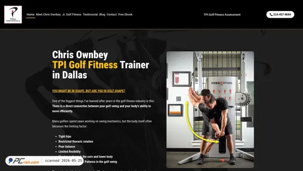 chrisownbey.com screenshot