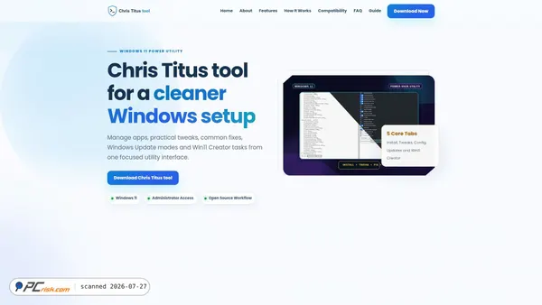 christitustool.com screenshot