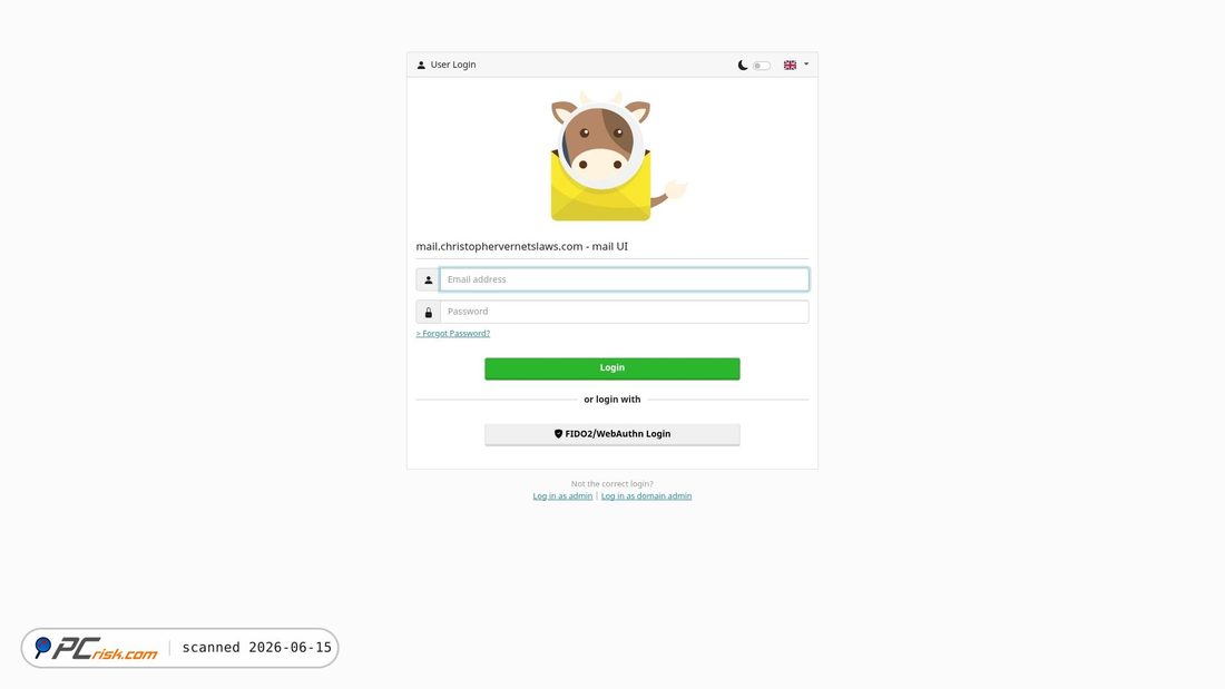 Screenshot of christophervernetslaws.com