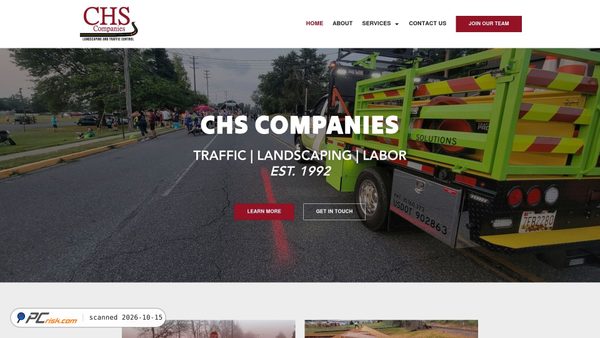 Screenshot di chscompanies.com