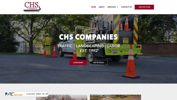Screenshot di chscompanies.com