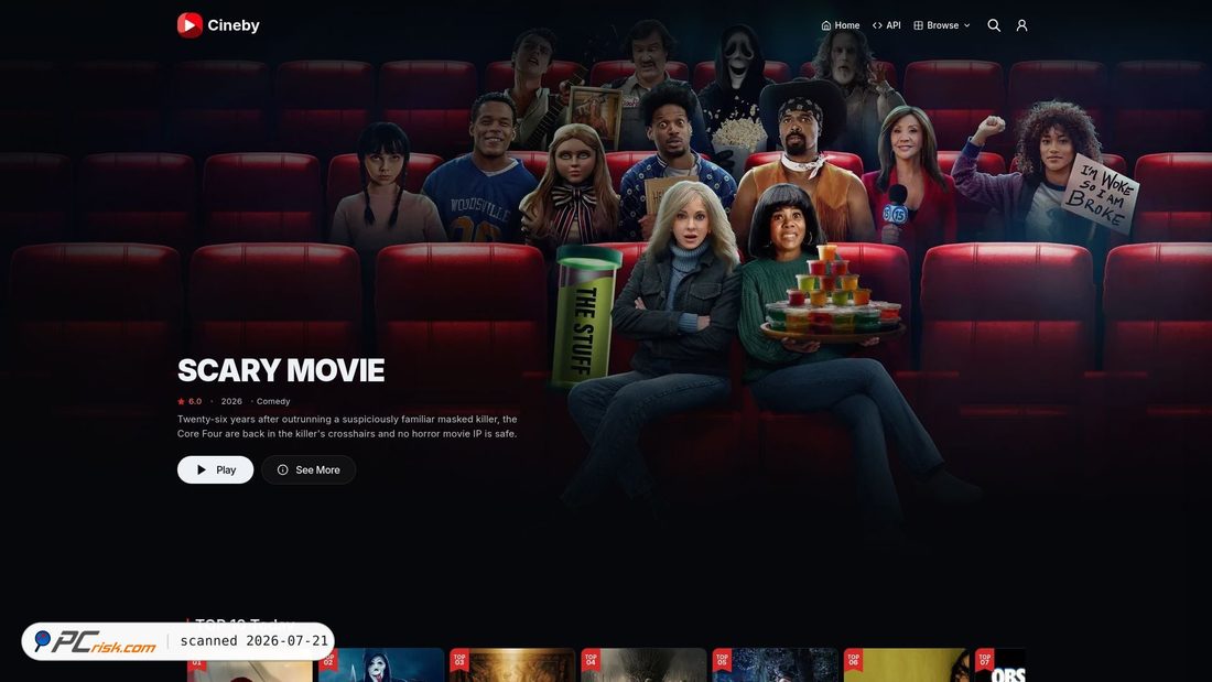 Screenshot of cineby.at