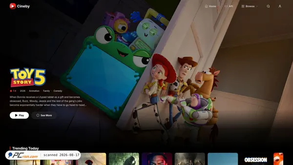 Screenshot di cineby.im