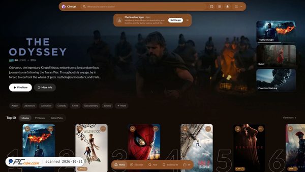cinecat.eu screenshot